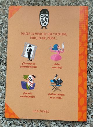 Cuaderno fichas, rodaje.  Diario creatividad 5 año