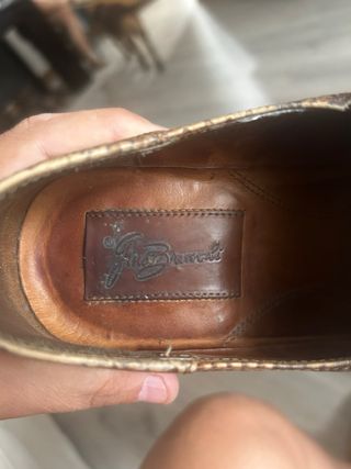 Zapatos Piel Pitón Hombre