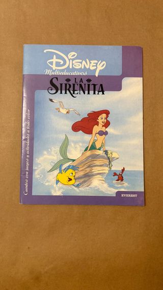 Cuentos Disney “La Cenicienta” y “La Sirenita”. 
