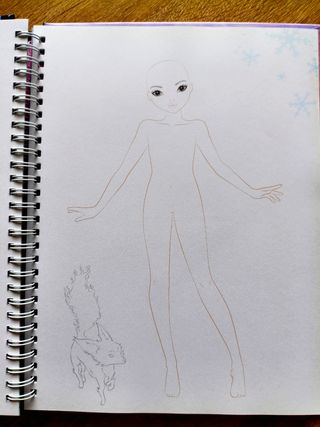 Libro para colorear FANTASYModel Iceprincess