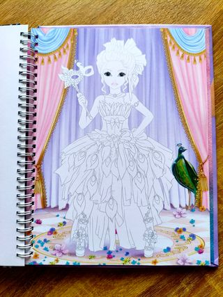 Libro para colorear FANTASYModel Iceprincess