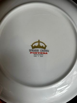 Vajilla vintage de porcelana para café y desayunos