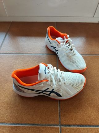 Zapatillas ASICS Swift FF2 Padel Blancas y Naranja