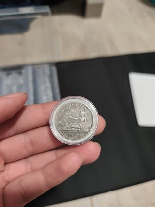 estuches transparentes para monedas 5 piezas