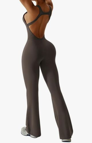 Mono deportivo largo mujer negro