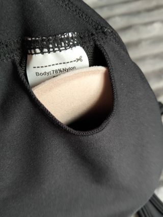 Mono deportivo largo mujer negro