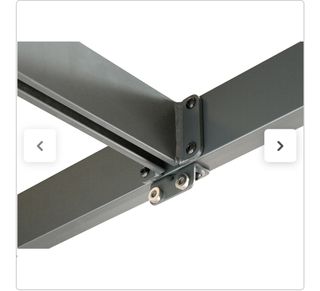 Pérgola de acero y aluminio