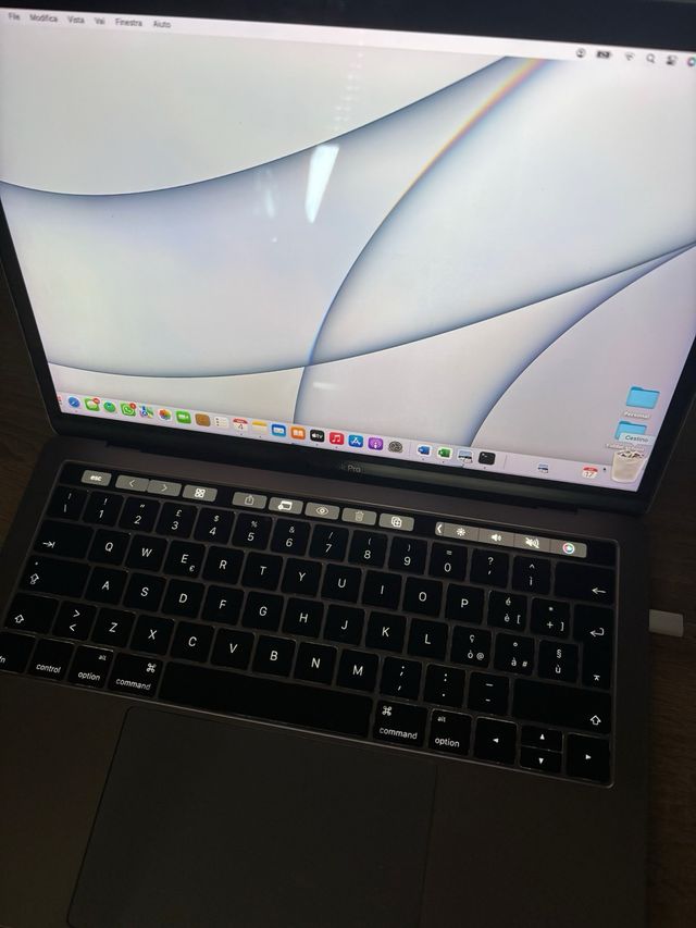MacBook Pro 2016 Touch Bar Argento