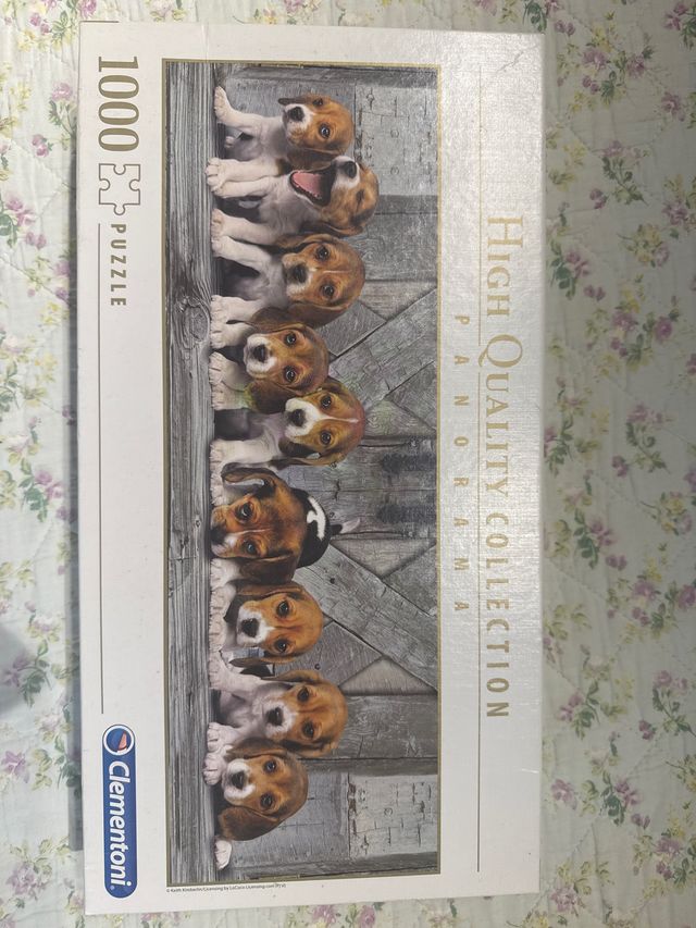 Puzzle Clementoni 1000 piezas cachorros