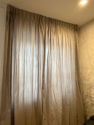 N2 Tende per finestre color beige marrone argento 