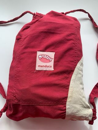 Mochila Porta Bebé Manduca Roja