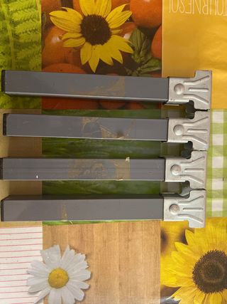 4 Patas de cama metálicas