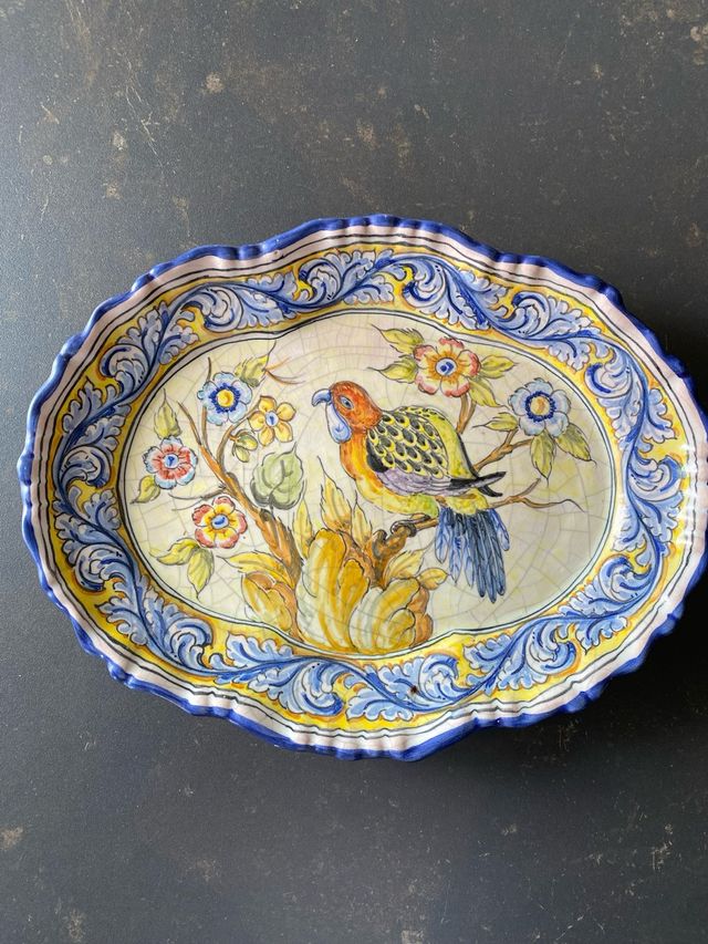 Plato Cerámica Talavera Timoneda