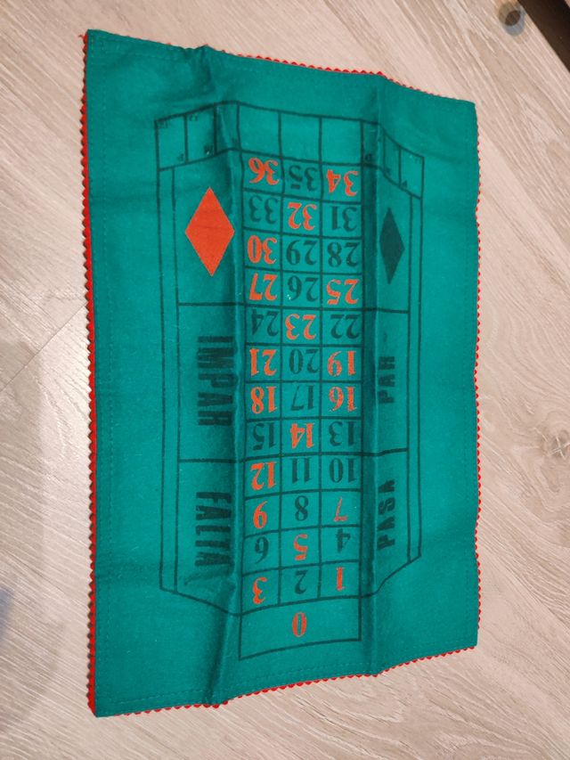 Juego de mesa Ruleta completo, con caja piel