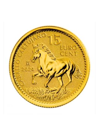 Moneda Oro 999 1/10 oz Caballo Cartujano 2024
