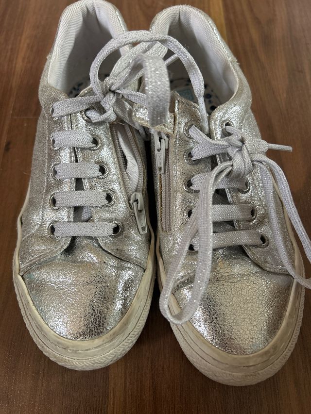 Zapatillas Gioseppo plateadas