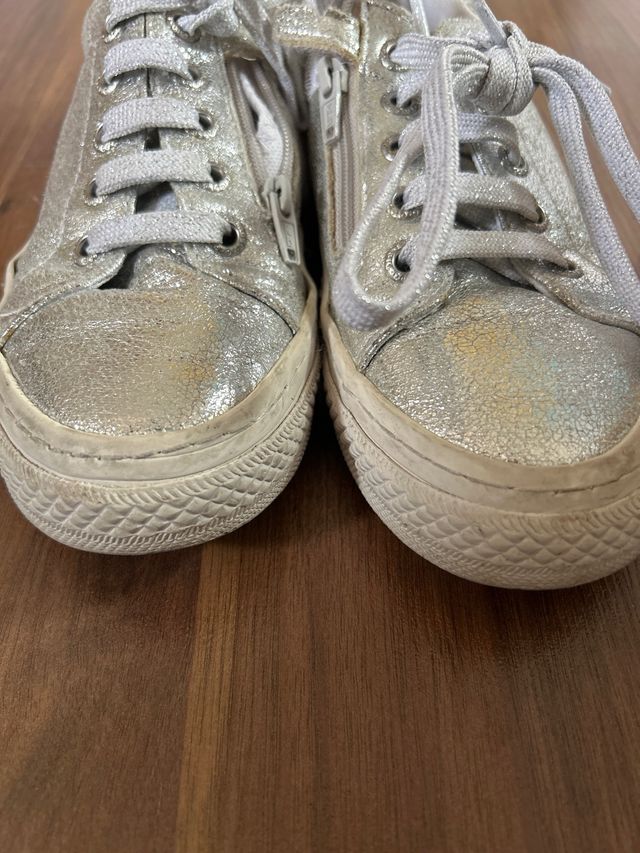 Zapatillas Gioseppo plateadas