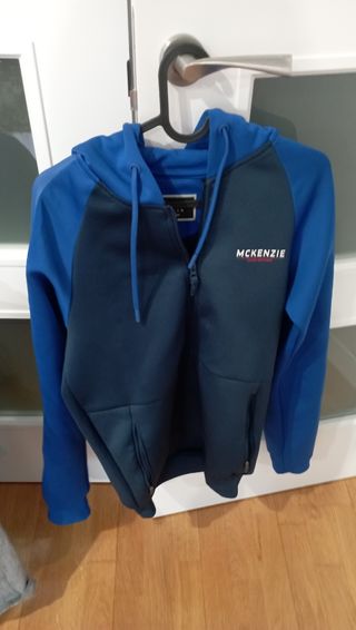 Sudadera McKenzie Azul Media Cremallera