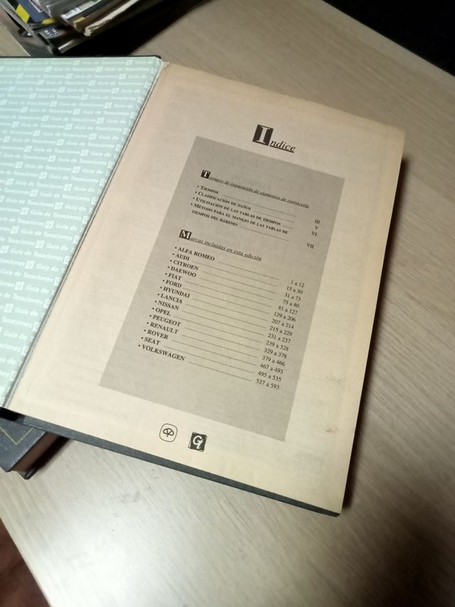 Dos Guías de Tasaciones GT - Tiempos de Reparación