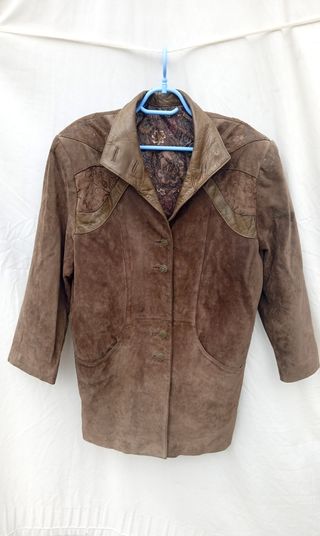 Cazadora Piel Vintage Talla 4XL