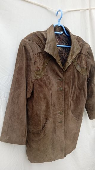 Cazadora Piel Vintage Talla 4XL