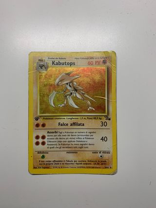 Carta Pokemon Kabutops 