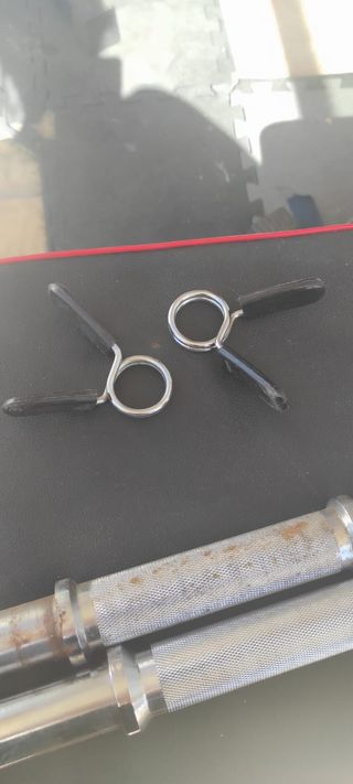 Anillas de sujeción para discos de gimnasio