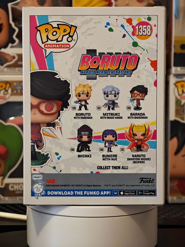 Funko Pop! Boruto Sarada 1358 Sharingan