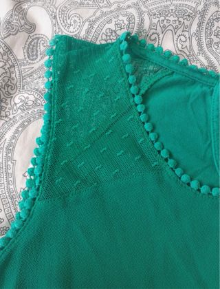 Blusa Naf Naf verde