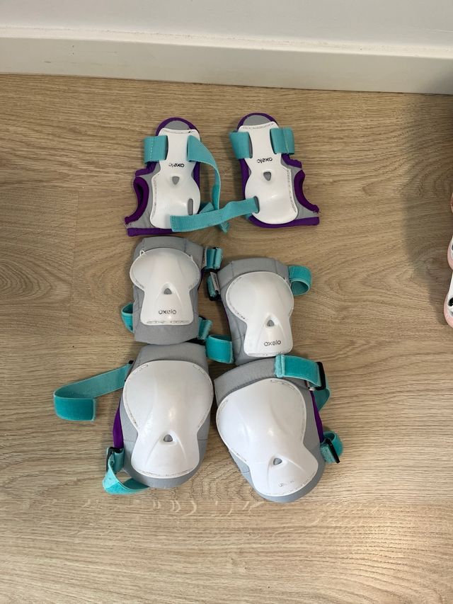 Patines Oxelo Talla 32-34 protectores casco y bols