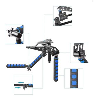 Steadycam de Hombro para Cámara