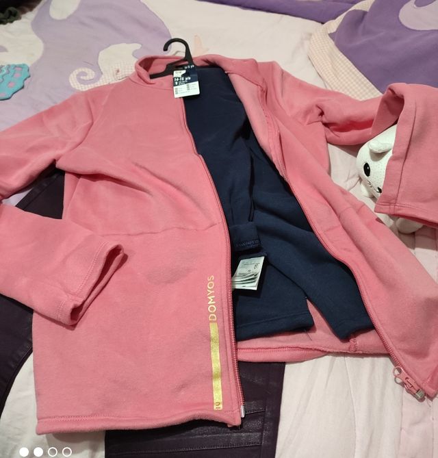 Chándal Decathlon rosa talla 14-15 años