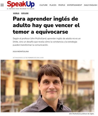 Clases de inglés con profesor británico