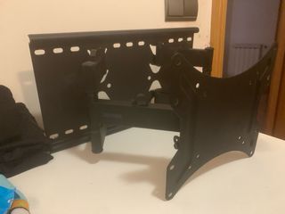 Soporte de pared para TV negro