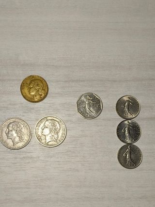  Set monete Francs di vari anni 