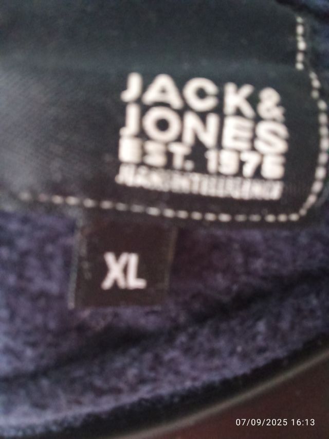 Sudadera con capucha azul Supply