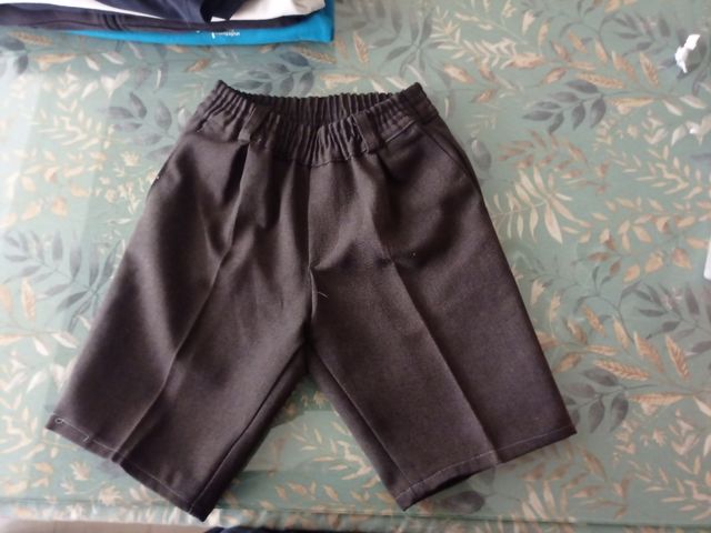 Pantalón corto gris T6,