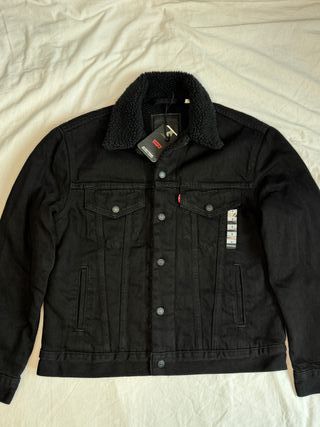 Chaqueta Levi's Sherpa Negra Talla S