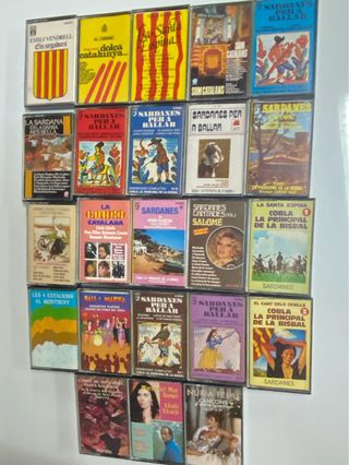 Lote 23 cintas Música Tradicional Catalana