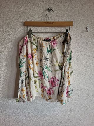 Camisa floral Bershka multicolor