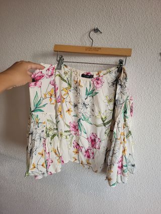 Camisa floral Bershka multicolor