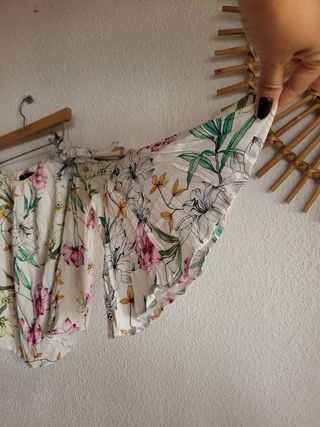 Camisa floral Bershka multicolor