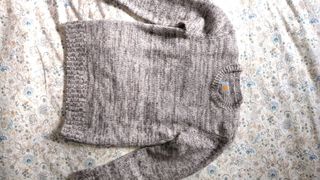 Jersey de lana Carhartt marrón y gris 
