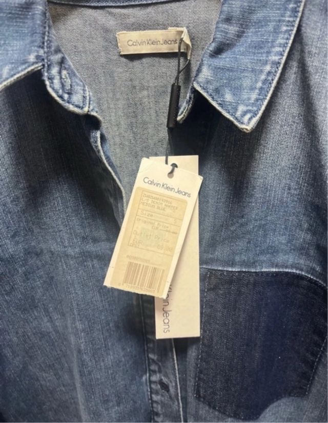 Camisa Calvin Klein Azul Denim