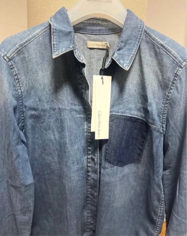 Camisa Calvin Klein Azul Denim