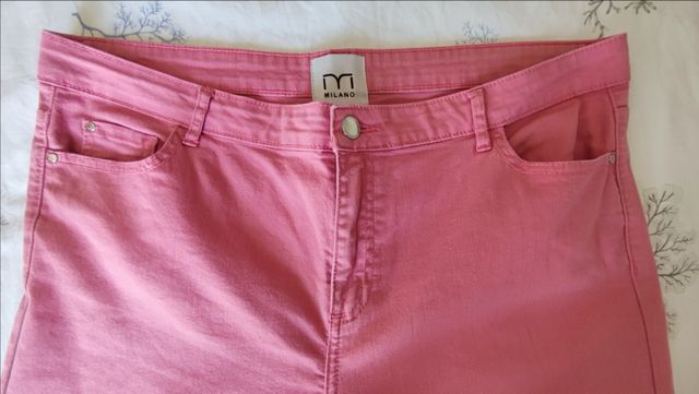 Pantalón jeans rosa Milano woman 