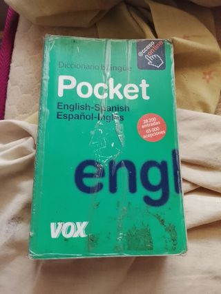 Diccionario ingles. No acepto devolución.