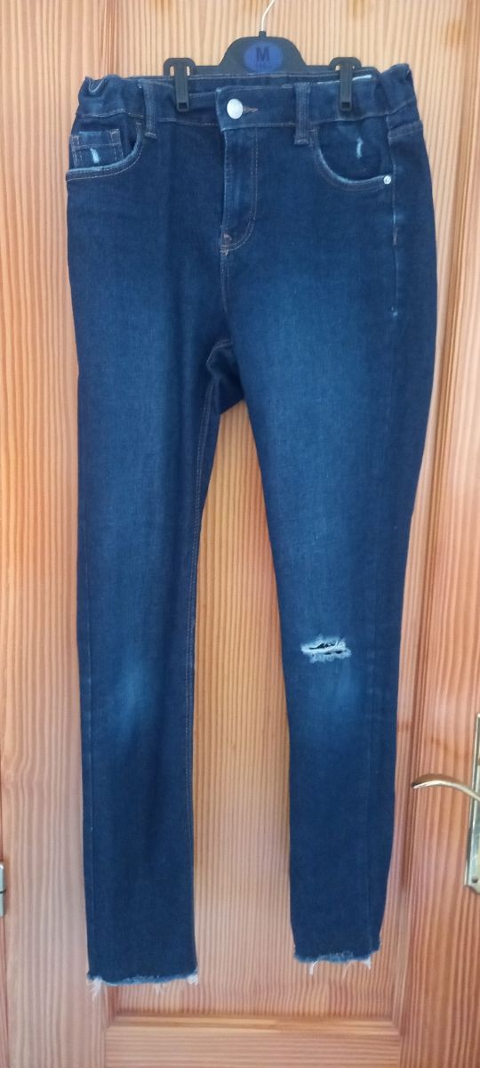 Vaquero niña azul marino, talla 13/14 años, 164cm