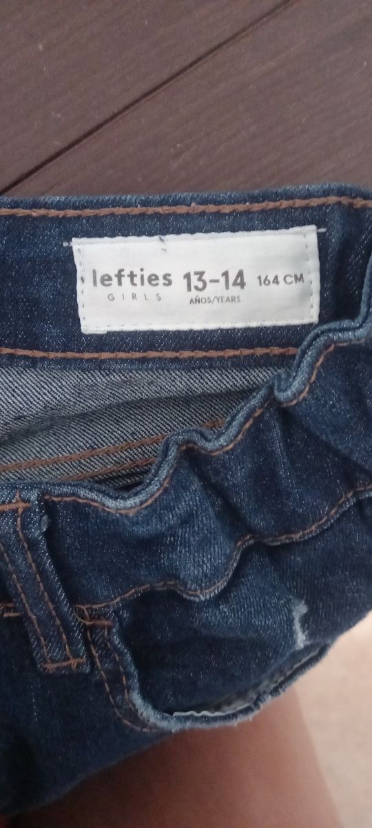 Vaquero niña azul marino, talla 13/14 años, 164cm