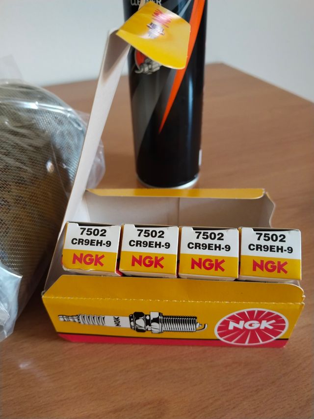 Limpiador, bujías y filtro para honda CBF600